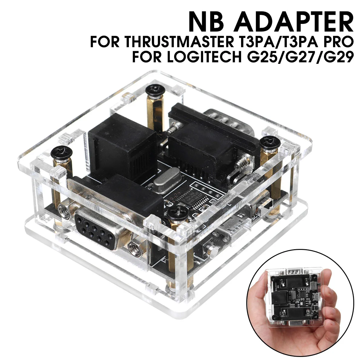 

Плата Simagic с бесплатным USB-преобразователем, адаптер для Logitech G25/27/29 и thrdmaster T3PA/T3PA Pro, педальные гонки, видеоигры