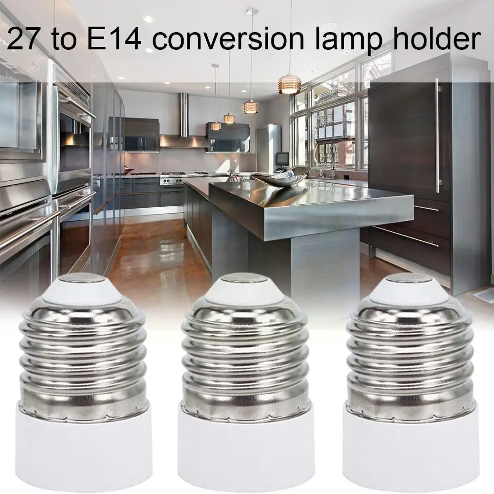 

1pc E27 To E14 Conversion Lamp Holder Adapter Converters Adapter Base Led Type Bulb Socket Holder Adapter Light I8t5