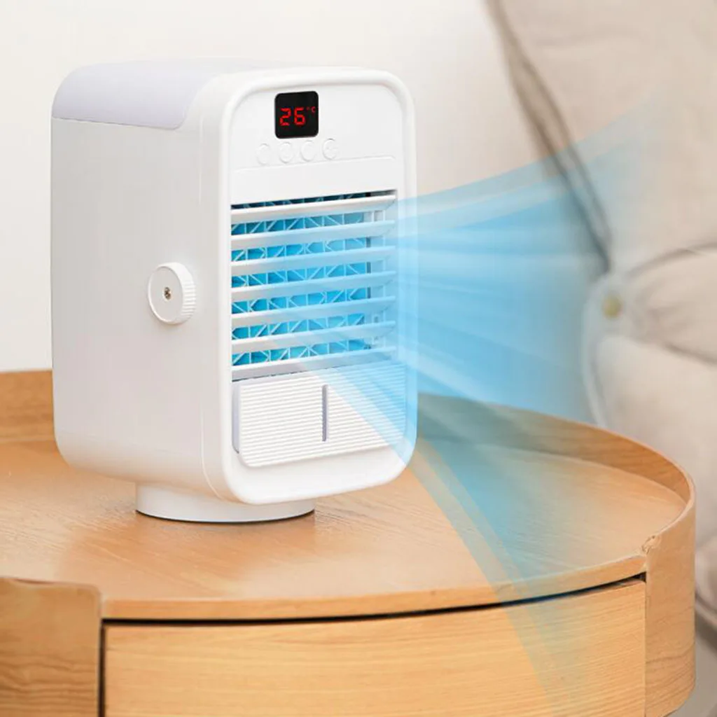 Мини-кондиционер охлаждающий мини-вентилятор для спальни Настольный охладитель