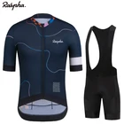 Новинка 2021 г., велокостюм Ralvpha из джерси с короткими рукавами, велосипедная рубашка, Мужская велосипедная одежда, дышащая велосипедная одежда, одежда для велоспорта