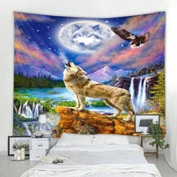 3d panda decorative wall tapestry forest animal tapestry mandala decorative wall tapestry bohemian decorative tapestry