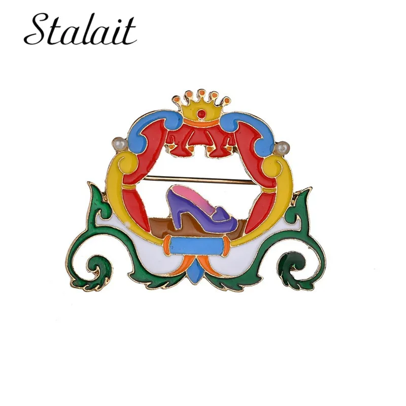 Цвет Рождественская елка брошь домик сказка Золушка тыквы из мультфильма Тачки