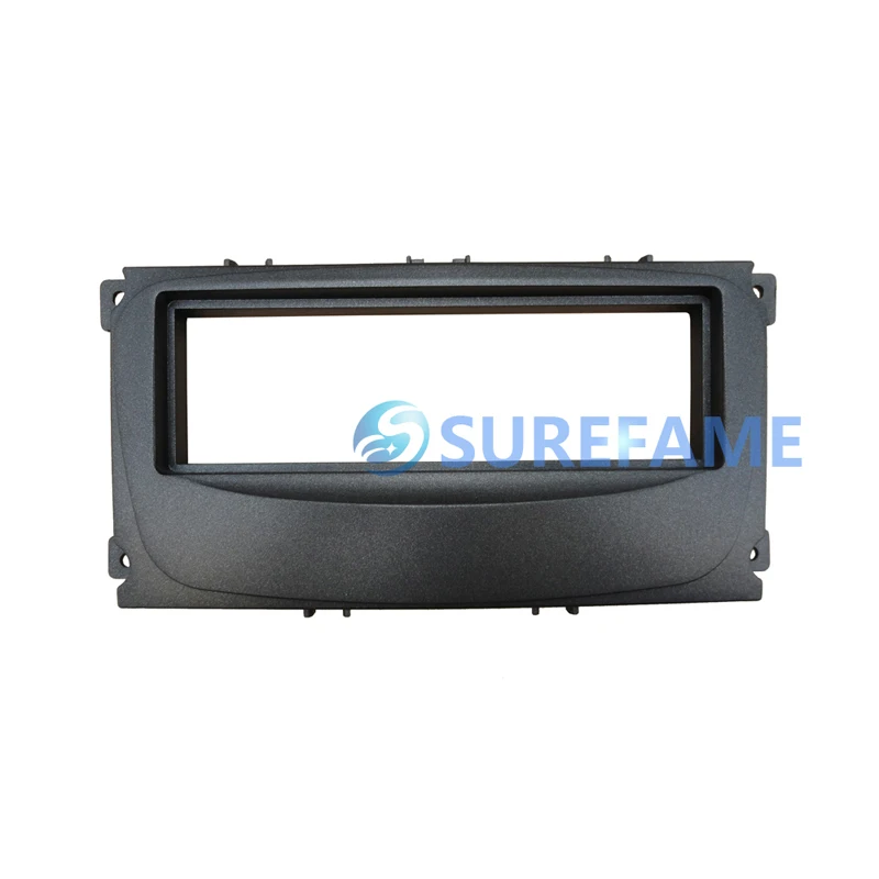 Single Din Facia for Ford Focus II Mondeo C Max 2007-2011 Radio DVD Stereo CD Panel Dash Kit Trim Fascia Face Plate Frame(Black) |