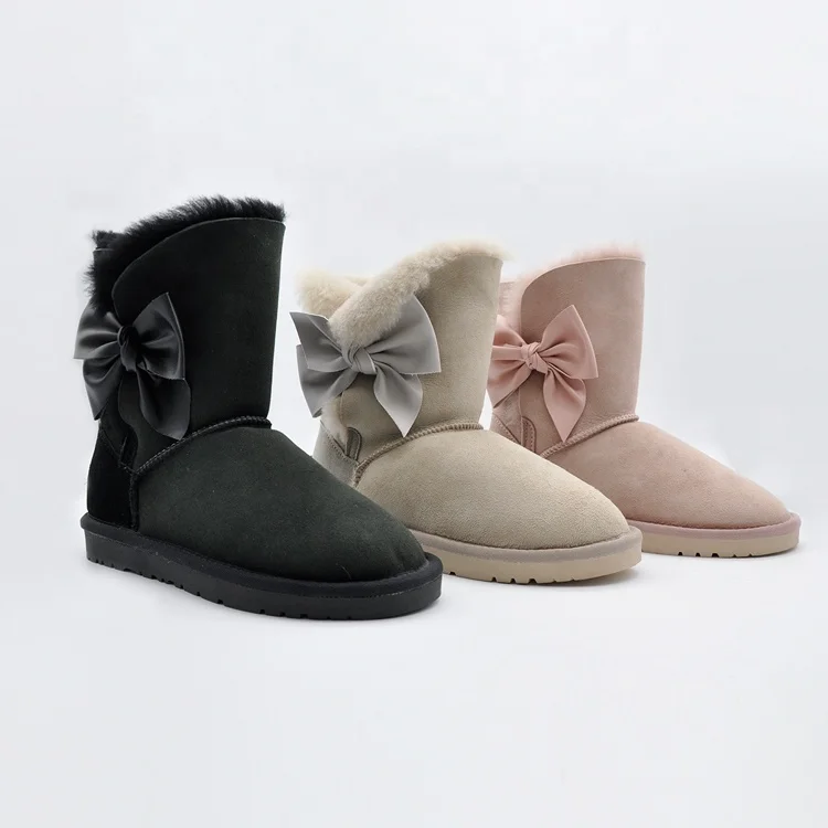 

new style OEM fashion flat breathable winter boots waterproof outdoor ankle women boots shoes