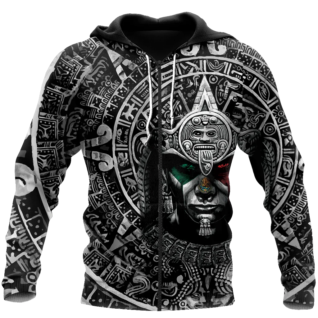 

2021 Viking Aztec Warrior Tattoo Neue Mode Trainingsanzug casual 3D Print Zipper/Hoodie/Sweatshirt/Männer der Frauen stil -24