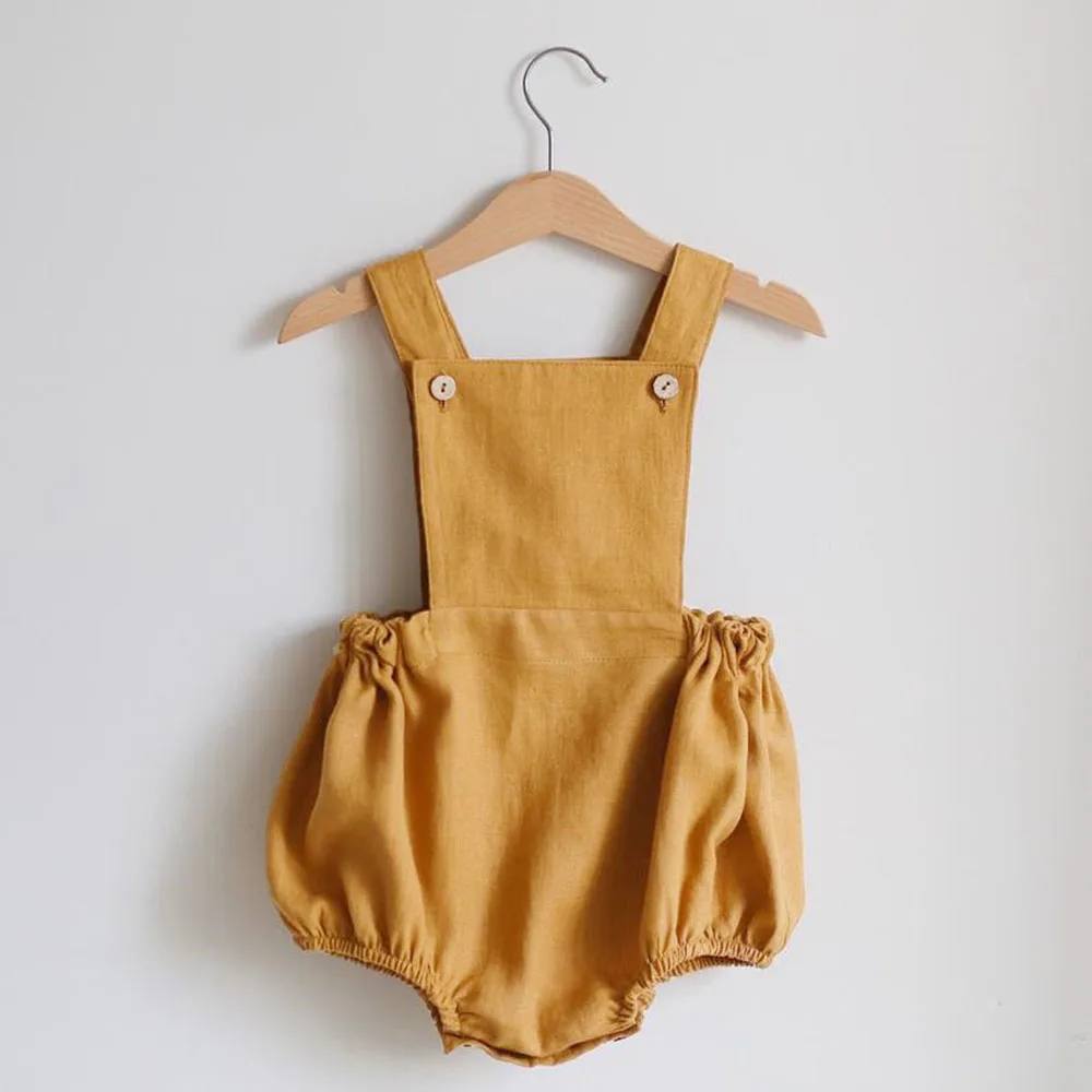 Summer Boy Girl Rompers Cute Baby Clothes Newborn Kids Bodysuit Babygrow Jumpsuit Sunsuit Outfits Soild Children | Детская одежда и