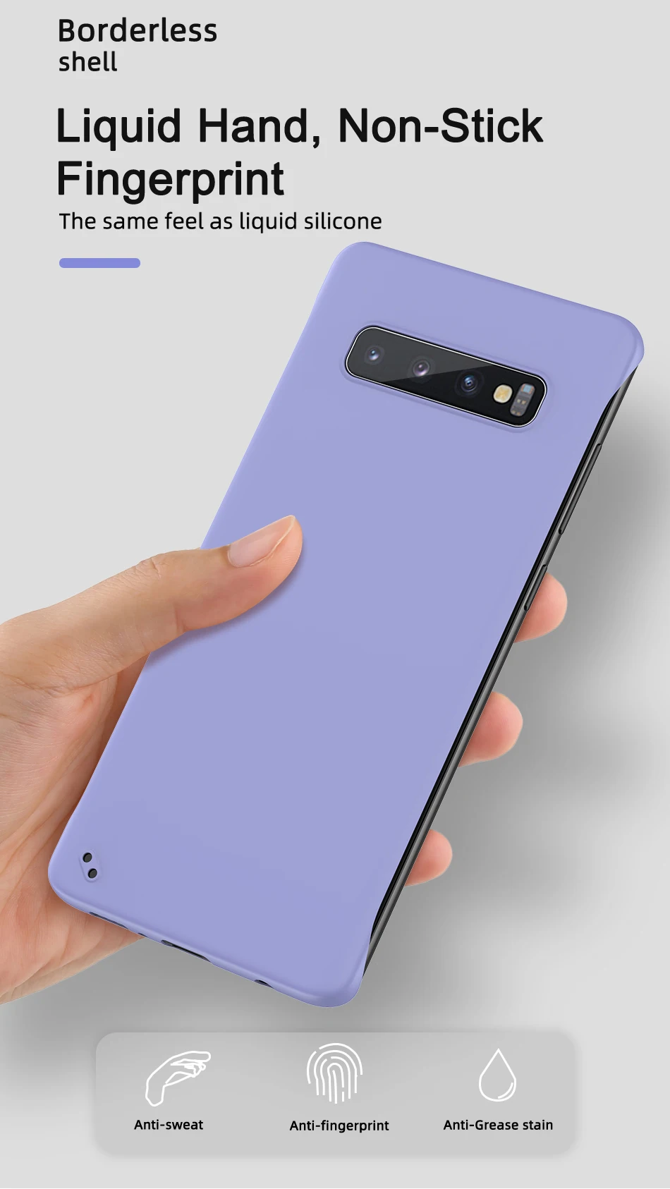 Безрамное чехол для samsung Galaxy S10 S10e Примечание 10+ плюс A10 A20 A30 A50 A40 A70 M20 A7 конфеты чехол s Жесткий матовый поликарбонатный чехол