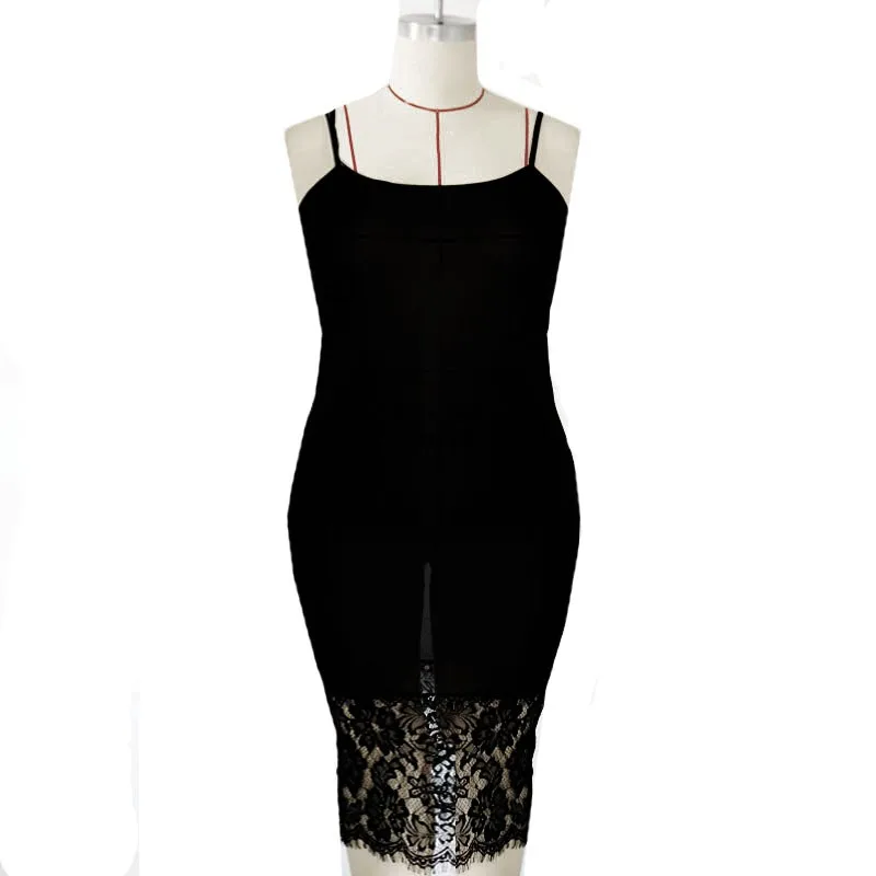 

Free shipping women black lace sexy nightdress girls plus size bathrobe Large size Sleepwear nightgown G456 #3