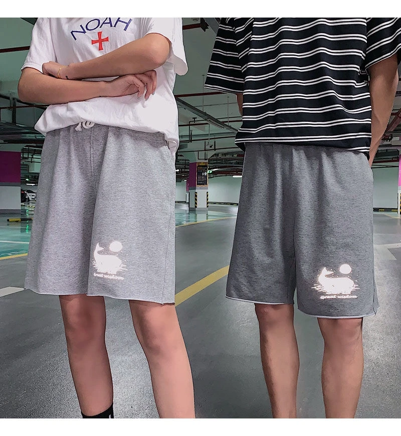 Спортивные шорты для мужчин Новинка лета 2020 светоотражающие хлопковые трендовые