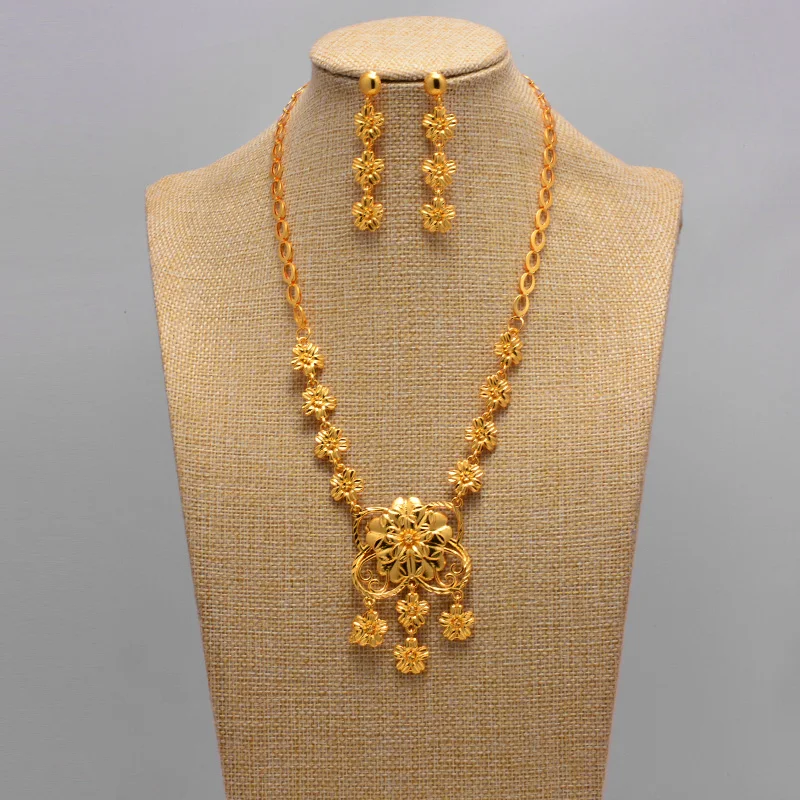 Ювелирные наборы Дубай для женщин винтажные турецкие женские африканские бусины