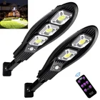 Светодиодный уличный фонарь на солнечной батарее, водонепроницаемый уличный светильник с пассивным ИК датчиком движения для украшения сада