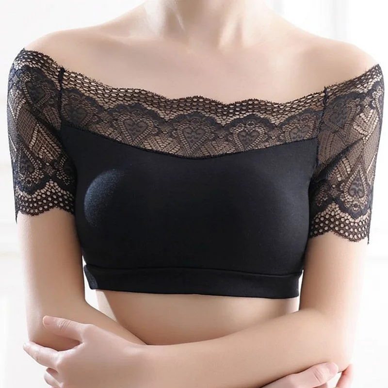 Новый сексуальный женский бесшовный укороченный топ с открытыми плечами