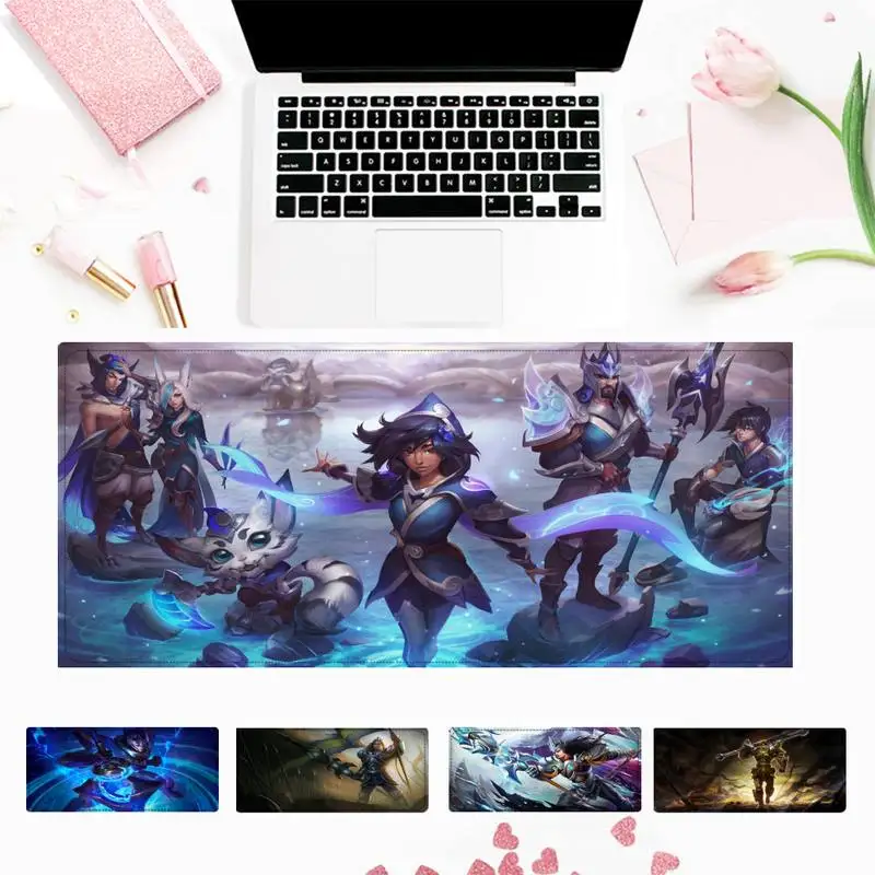 

30x80cm LOL Jarvan IV Mouse Pad PC Laptop Gamer Mousepad Anime Antislip Mat Keyboard Desk Mat For Overwatch/CS GO