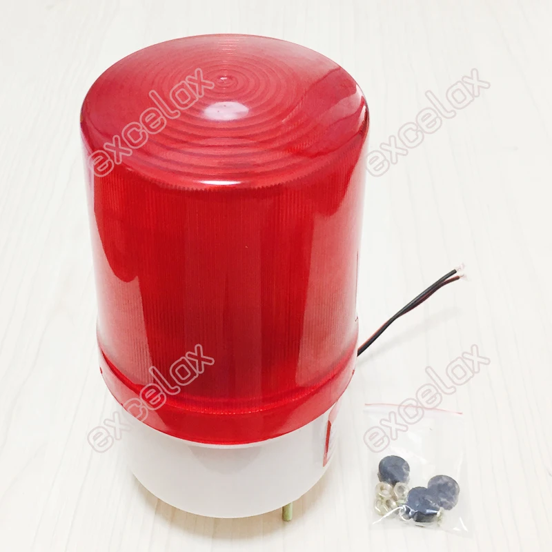 Бесшумные светодиодный Предупреждение Светильник вращения стробовая сирена