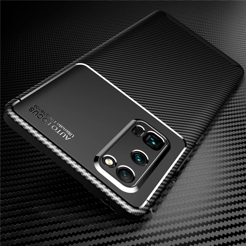 

Чехол для Huawei Honor 30 Pro, мягкий силиконовый чехол из углеродного волокна, противоударный чехол для телефона Honor 30S 30 Pro, чехол для Honor 30 Pro