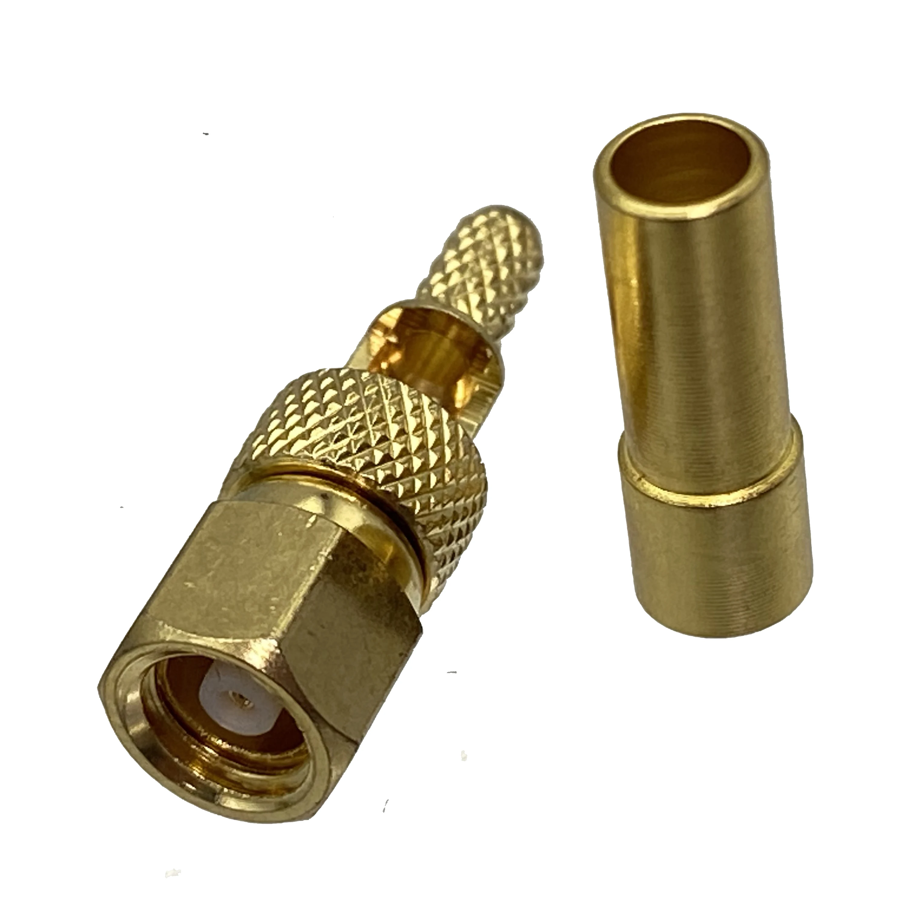 

1pcs Connector SMC Jack Female Cimp For RG316 RG174 LMR100 Cable Straight RF Coaxial Adapter New