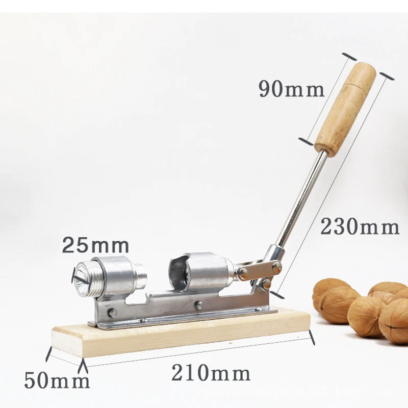 Гайковерт из нержавеющей стали с деревянной ручкой многофункциональный