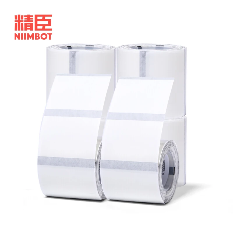 

NiiMBOT B21 Transparent Label Printing Paper Name Sticker Waterproof Self-sticking Thermal Label Paper Price Label Sticker