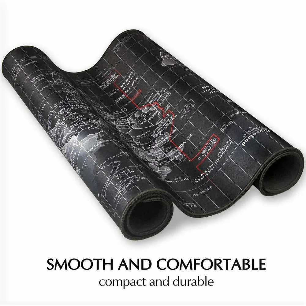 

World Map Mouse Pad Oversized Gaming Mouse Pad High Quality Waterproof Non-slip Keyboard Mat Desk Mat Stain Resistant Mat