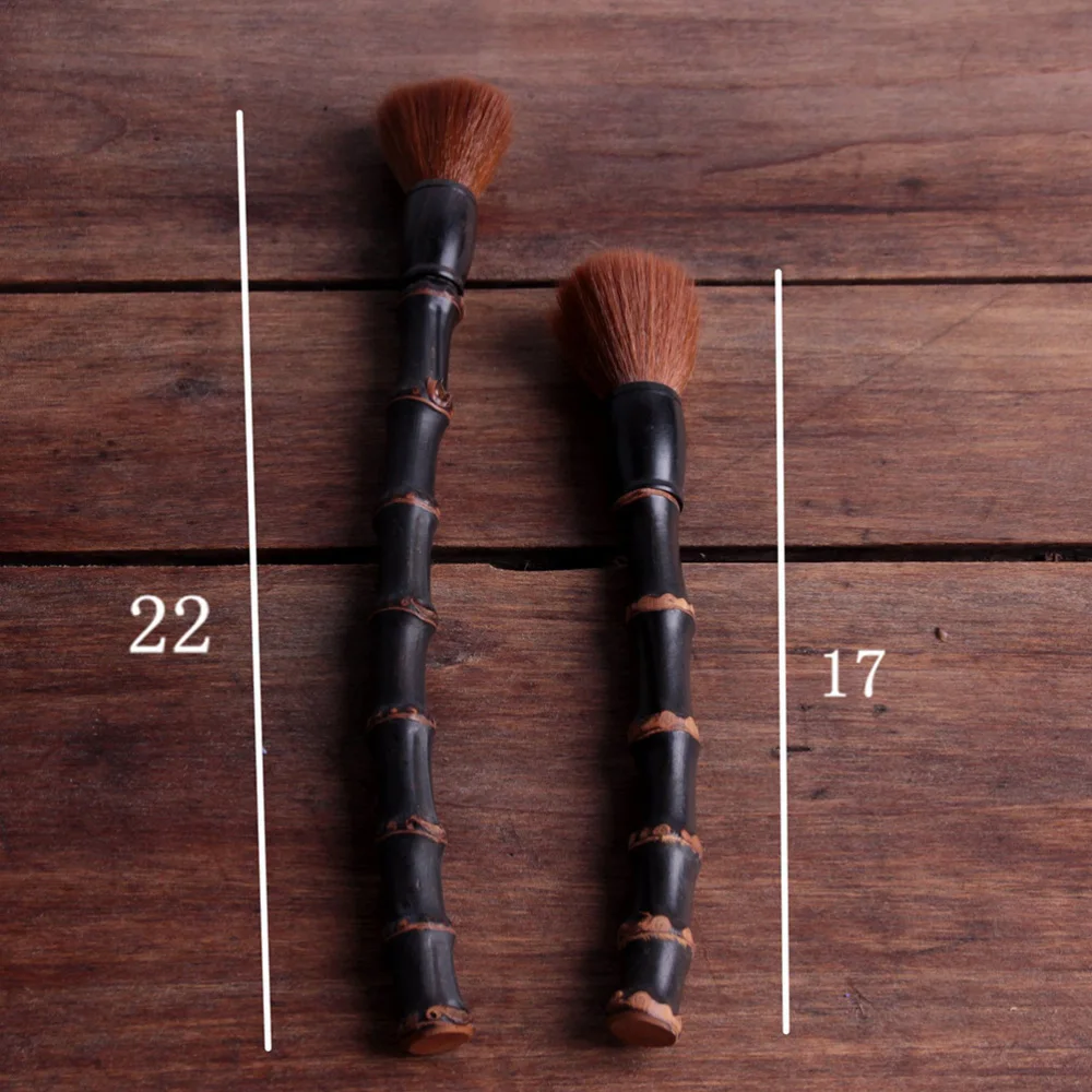 1 шт. щетка для чайника черная бамбуковая корень с длинной ручкой кунг фу чайная