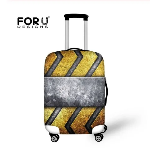 D0624 FORUDESIGNS Afrian Girl ацтекский узор багаж защитный водонепроницаемый чехол для 18-3" чемодан на колесиках эластичные дорожные дождевые чехлы - Цвет: D0624