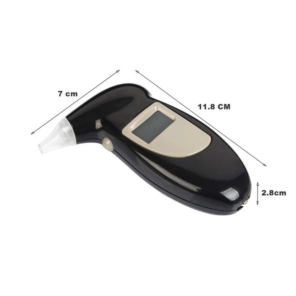 

Digital Breath Alcohol Tester With Audible Alert Safe Driving With Key Chain Quick Response Alcohol Detector Breathalyzer