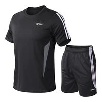 2021 new t shirt pants suit short sleeved football basketball tennis quick drying fitness sports suit sportswear 2 piece set