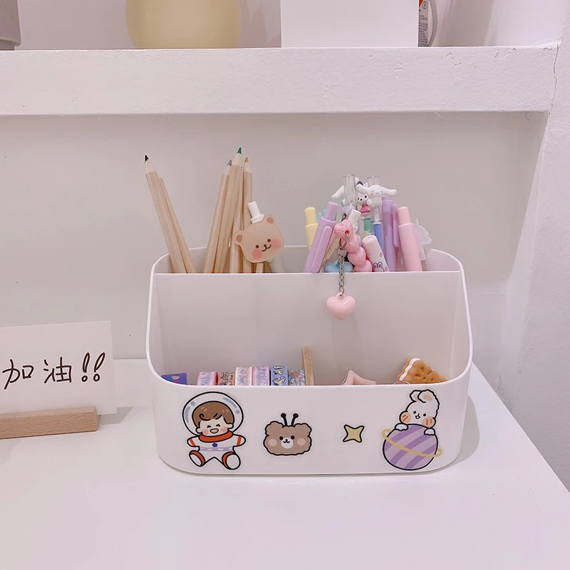 

Многофункциональные трапециевидные держатели для карандашей с 5 ячейками, настольный органайзер, подставка, Канцелярский ящик для хранени...