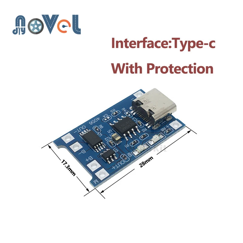 Type-c/Micro/Mini USB 5V 1A 18650 TP4056 модуль зарядного устройства литиевой батареи зарядная