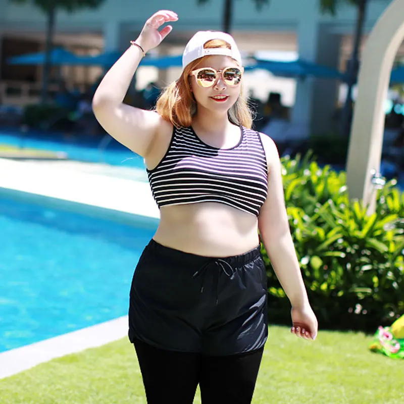 Женский костюм размера плюс из 5 предметов купальник с длинным рукавом Rashguard UPF 50 +