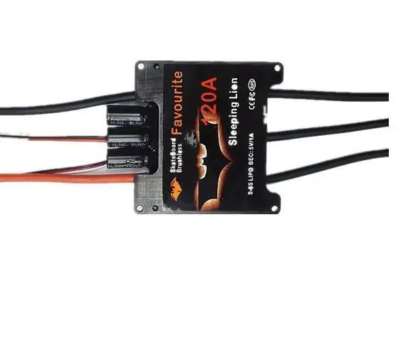 

FVT120A(2-6S) For Sleeping Lion Series Electric Skateboard ESC Controller