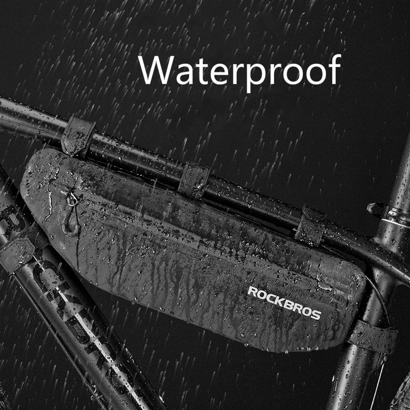 Водонепроницаемая велосипедная сумка передняя труба рамка для телефона большая