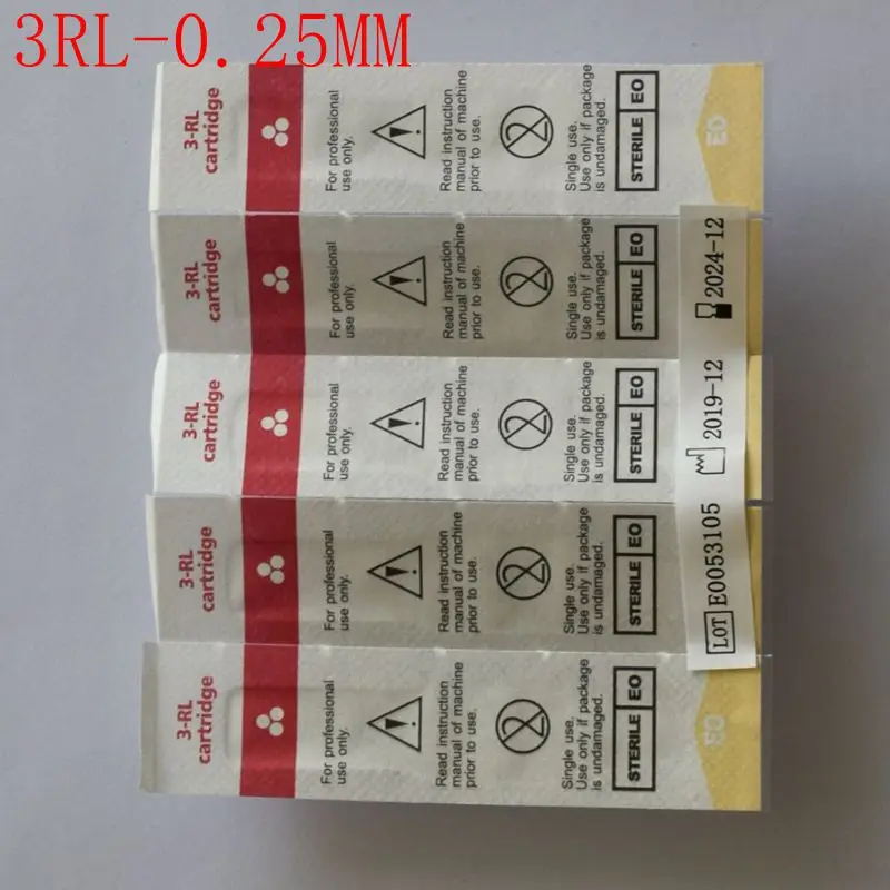 Татуаж Перманентный макияж ручка картридж 100 шт. 3R Одноразовые стерилизованные