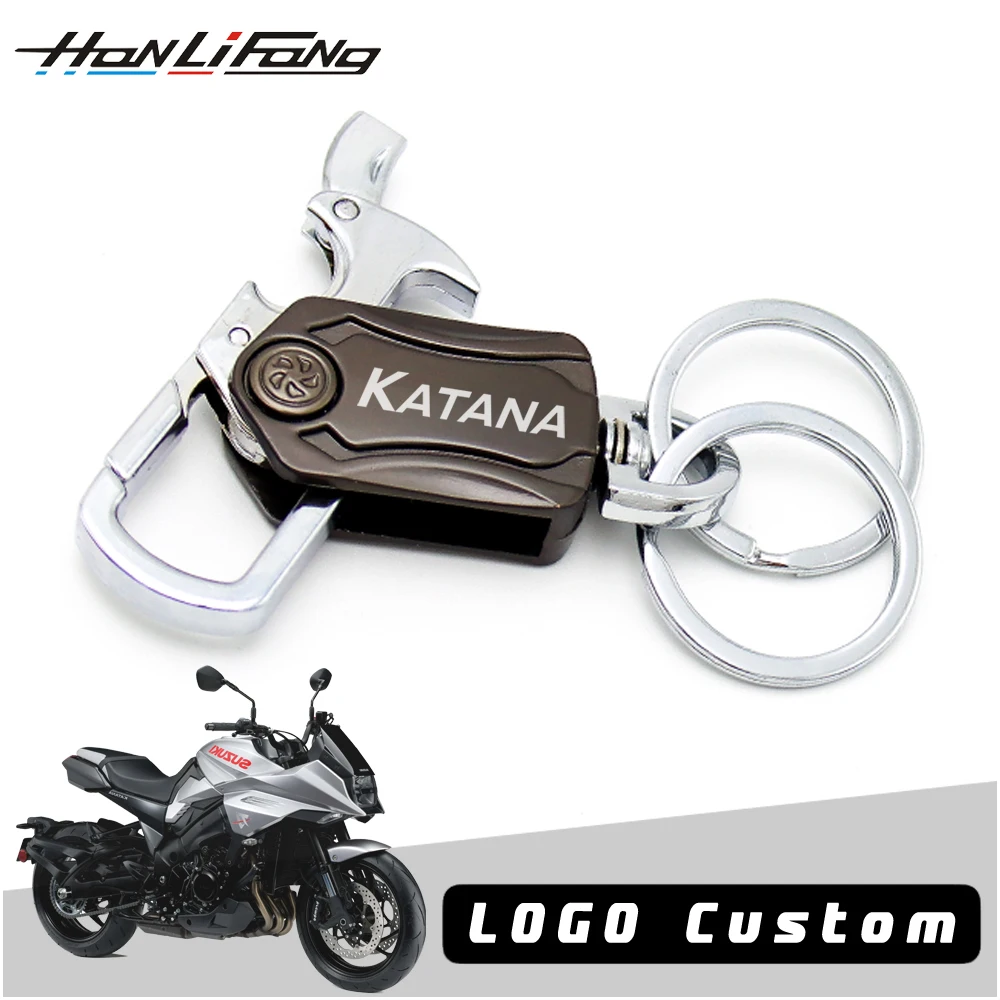 

For Suzuki Motorcycle Keychain KATANA 1000 KATANA1000 Custom Engraved Emblems Multi-Function Keyring Accessories Moto Keychain