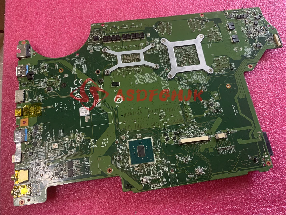 Материнская плата MS-16J51 VER 1 0 для ноутбука MSI GE62 GE72 GP72 GP62 с процессором I7 I5 и GTX960M 100%