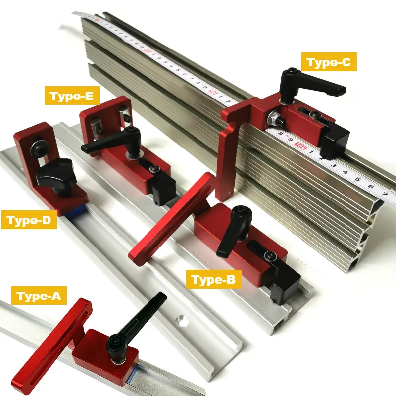 Woodworking T Slot Stopper Miter Gauge Fence Connector Alloy Track Stop Block Saw Table Sliding Brackets Chute Limiter | Инструменты