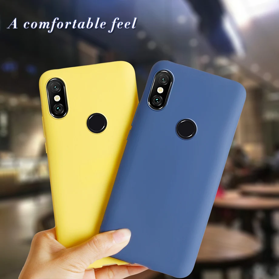 For Xiaomi Mi 8 Case lite Cover Ultra Soft Protective Shockproof Bumper for mi8 mi cases Silicone Back | Мобильные телефоны и