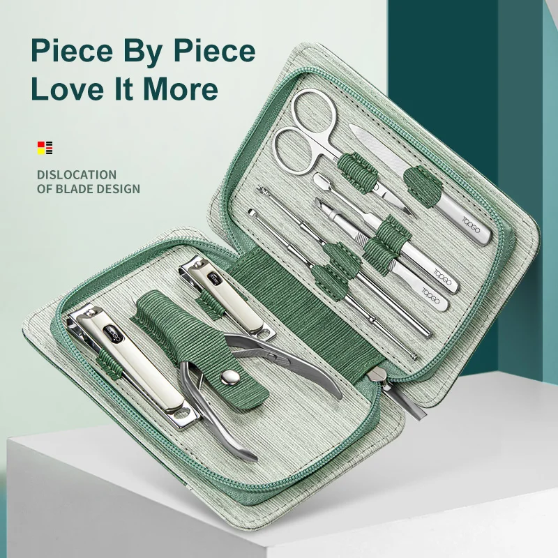 Набор для маникюра и педикюра 9 в 1 подарочной коробке | Красота здоровье