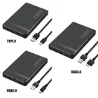 Корпус для жесткого диска SSD, переходник 2,5 SATA к USB C 3,0 2,0, 480 Мбс
