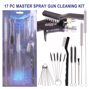 Набор инструментов для очистки и ремонта пистолета-распылителя для аэрографа WENXING, 17 шт.