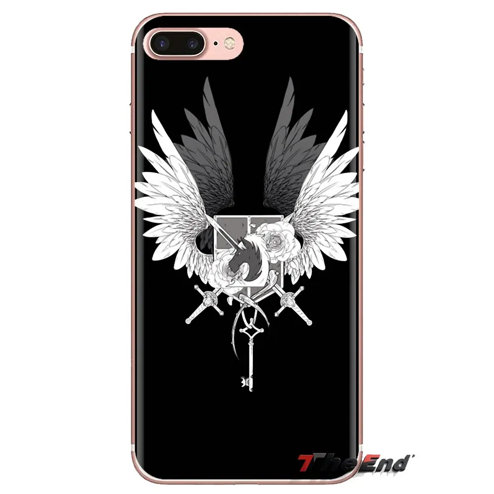 Attack on Titan Silicone Phone Case Covers For iPhone XS Max XR X 4 4S 5 5S 5C SE 6 6S 7 8 Plus Samsung Galaxy J1 J3 J5 J7 A3 A5 |
