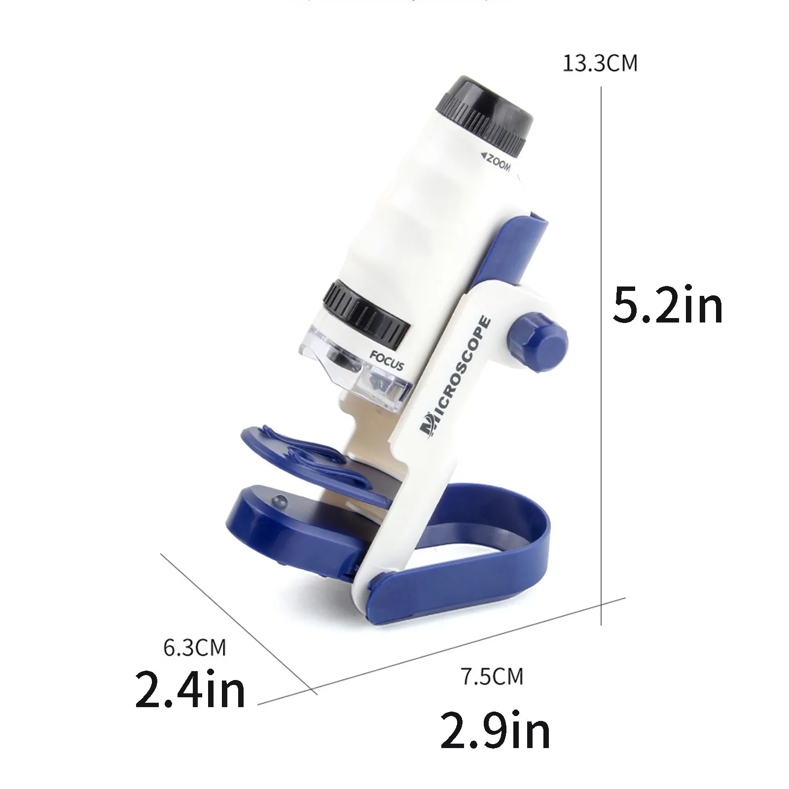 

Children Biological Microscope Microscope Kit Toys Home Lab Science Educational Toys For Kids Birthday Gift New