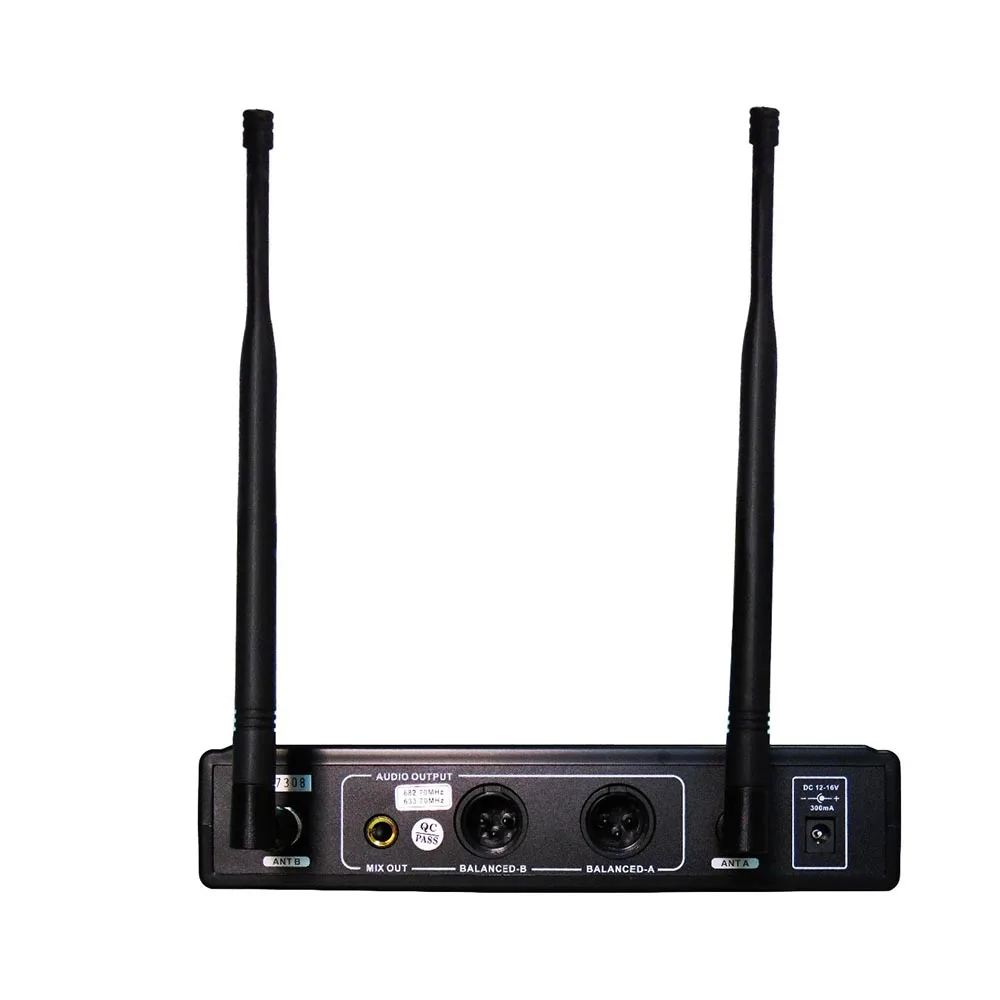 STARAUDIO профессиональный беспроводной микрофон Двухканальный UHF Ручной беспроводной микрофон для сцены вечерние церковные SMU-0210
