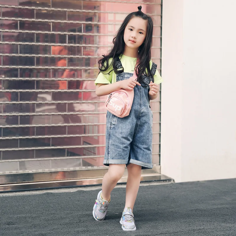 Детская обувь Летняя спортивная для девочек Дышащая малышей Легкая модная