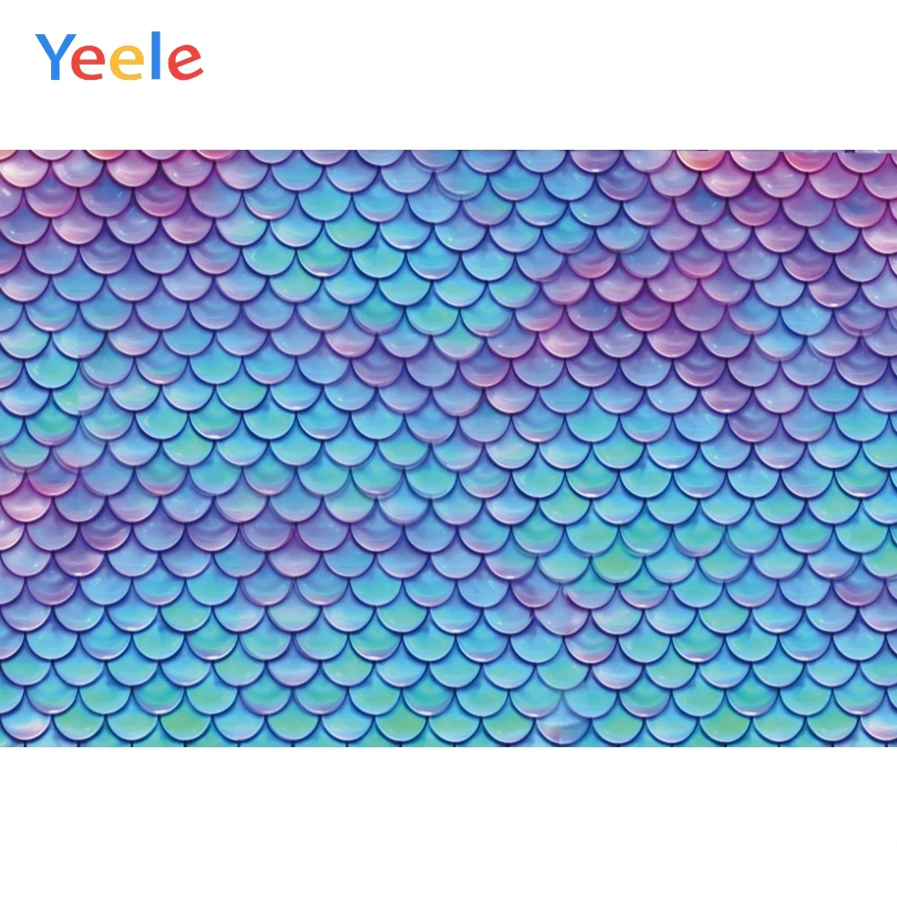 Yeele Русалка детские весы градиент блики для новорожденных дня рождения портрет