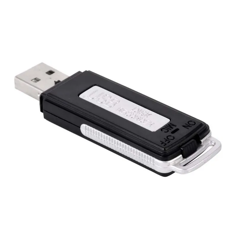 8GB Классическая USB карта памяти портативный Перезаряжаемый 8GB 650Hr цифровой диктофон записывающая ручка диктофон черный - Цвет: 8GB