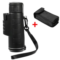 40x60 monocular zoom hd optical telescope portable handheld cell phone lens observing survey camping telescope hunting with bag