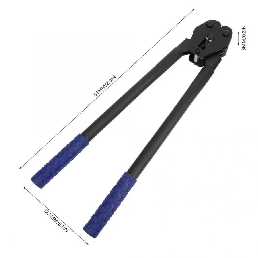 

12-19mm PP PET Strap Crimper Pliers Packer Sealer Manual Strapping Banding Tool