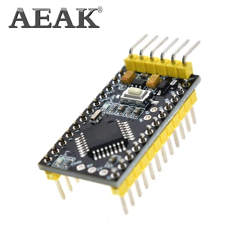 AEAK Pro Mini ATMEGA328P 328 мини ATMEGA328 5V 16MHz для arduino Nano Микро контрольная плата