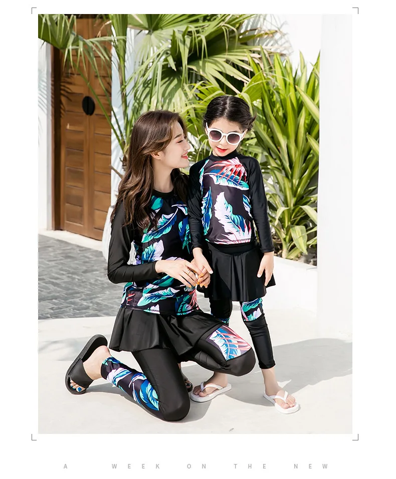 Одежда для плавания с длинным рукавом женский купальный костюм | Спорт и